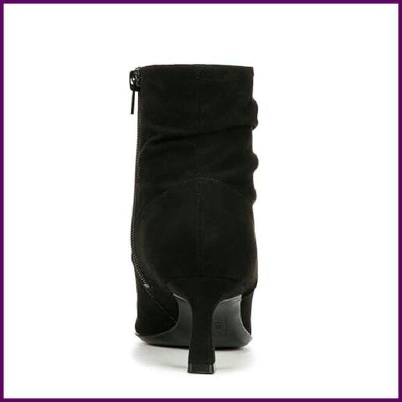 Slouchy Ankle Booties with Side Zip, 2 1/8 Inch Heel, Water-Repellent - Picture 4 of 8